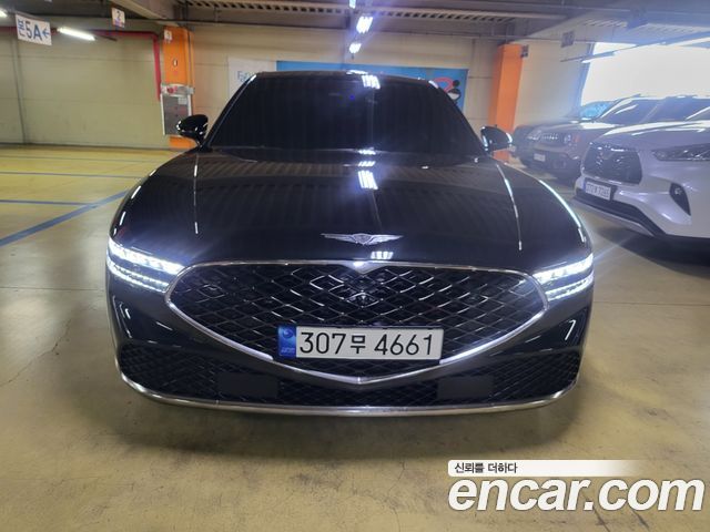Genesis G90 Gasoline 3.5 Turbo AWD Black — пробег 43 142 км — фото 1 из 5