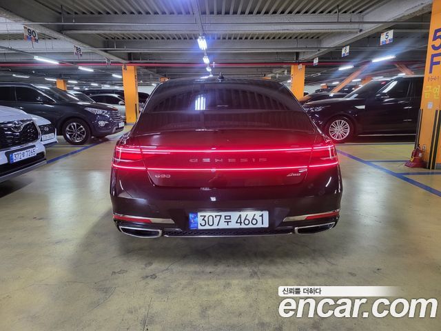 Genesis G90 Gasoline 3.5 Turbo AWD Black — пробег 43 142 км — фото 3 из 5