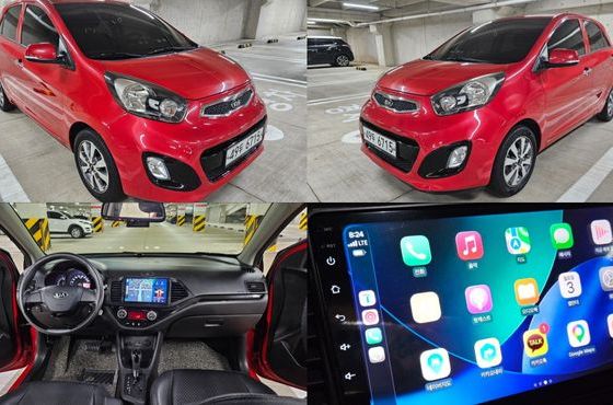 Kia morning Deluxe Trendy — пробег 77 360 км — фото 1 из 5