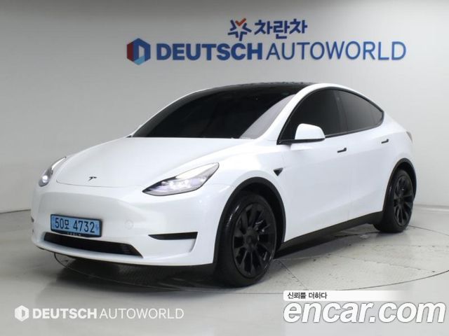 Tesla Model Y из Кореи Encar