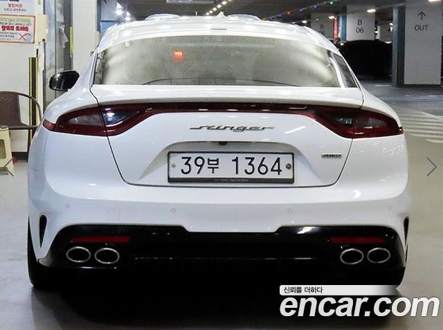 Kia Stinger из Кореи Encar