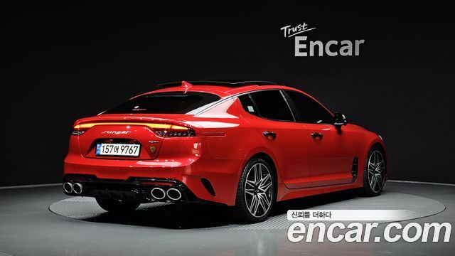 Kia Stinger из Кореи Encar