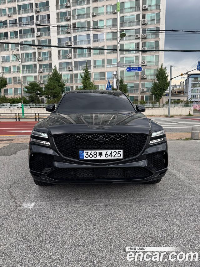 Genesis GV80 3.5T e-S/C Gasoline AWD black — пробег 9 500 км — фото 3 из 5
