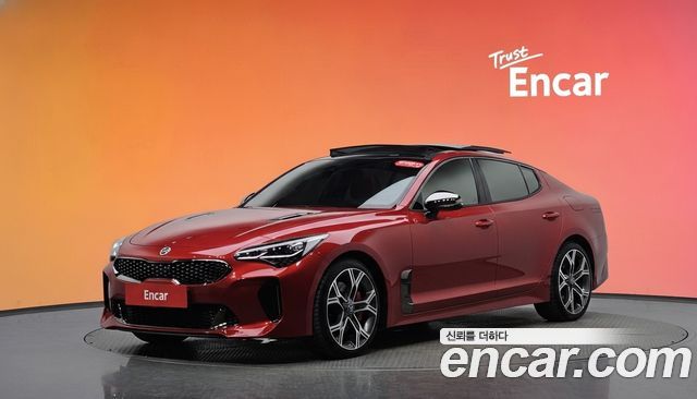 Kia Stinger из Кореи Encar