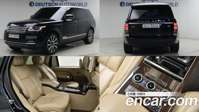 Land Rover Range Rover из Кореи Encar