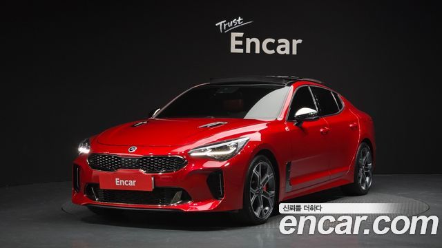 Kia Stinger из Кореи Encar