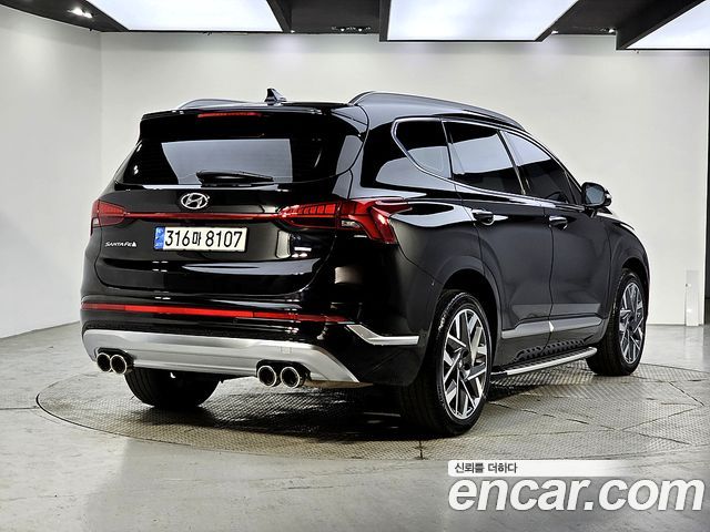 Hyundai Santafe Gasoline 2.5T 4WD Calligraphy — пробег 33 695 км — фото 4 из 5