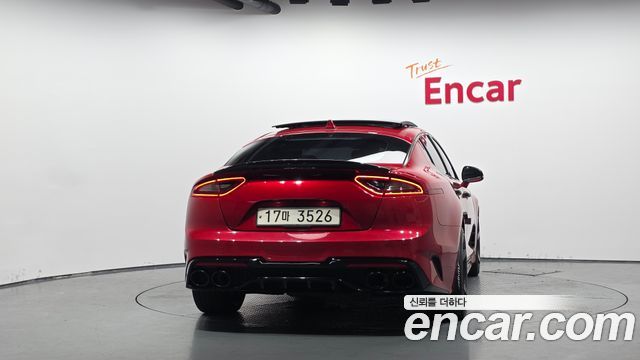 Kia Stinger из Кореи Encar