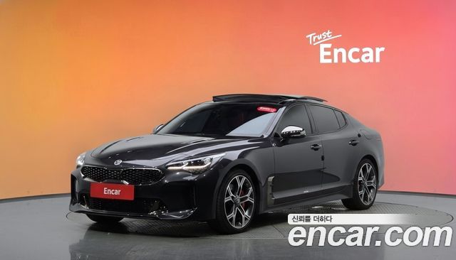Kia Stinger из Кореи Encar