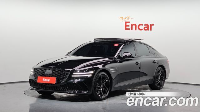 Genesis G80 Gasoline 3.5 Turbo AWD Black — пробег 3 844 км — фото 1 из 5
