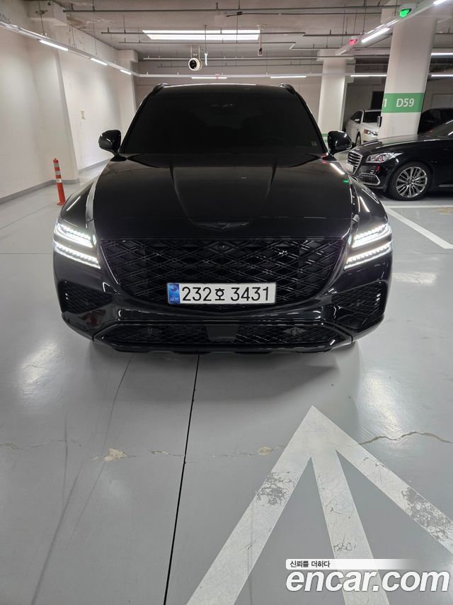 Genesis GV80 2.5T Gasoline AWD Black — пробег 4 512 км — фото 1 из 5