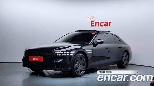 Genesis G90 Gasoline 3.5 Turbo e-S/C AWD Black — пробег 60 351 км — фото 1 из 5
