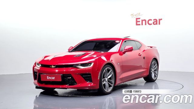 Chevrolet (Daewoo) Camaro SS 6.2 V8 Volcano Red — пробег 21 600 км — фото 1 из 5