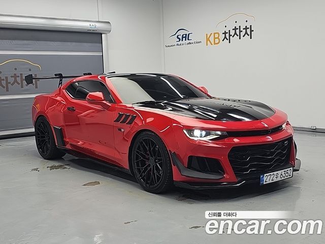 Chevrolet (Daewoo) Camaro SS 6.2 V8 Volcano Red — пробег 128 655 км — фото 4 из 5