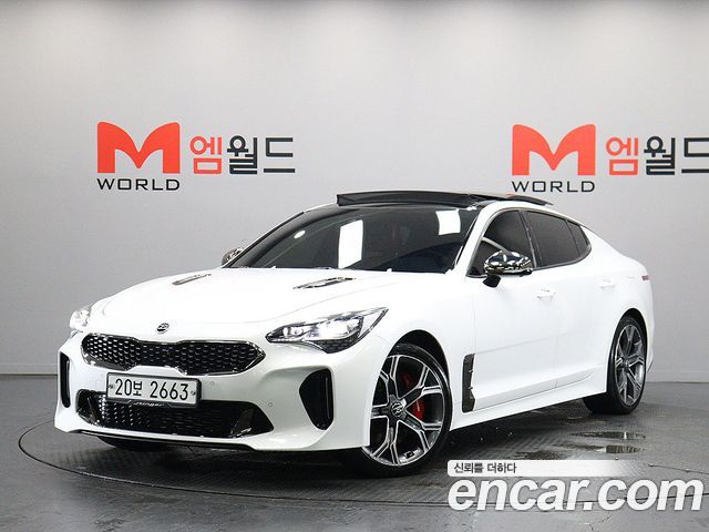 Kia Stinger из Кореи Encar
