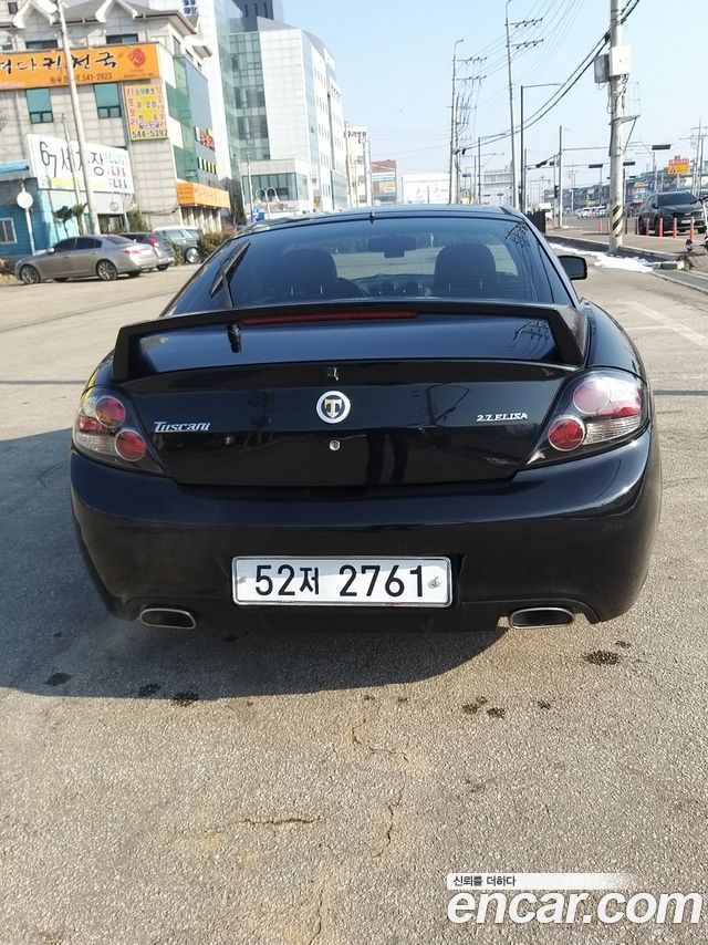 Hyundai Tuscani 2.7 ELISA Red Pack — пробег 124 000 км — фото 4 из 5
