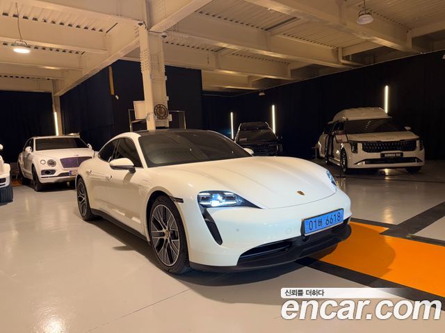 Porsche Taycan из Кореи Encar