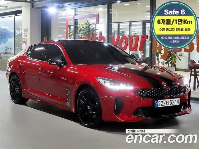 Kia Stinger из Кореи Encar