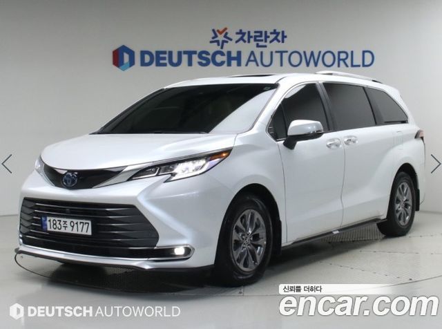 Toyota Sienna из Кореи Encar
