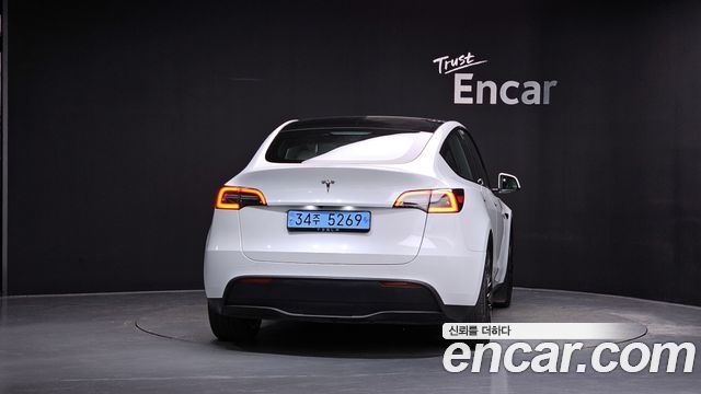 Tesla Model Y из Кореи Encar
