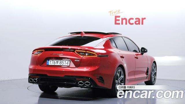 Kia Stinger из Кореи Encar