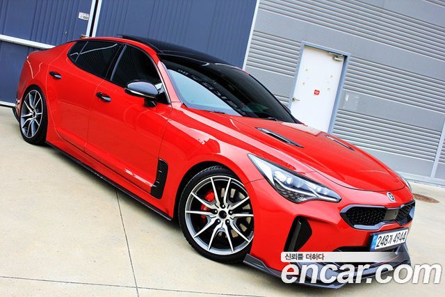 Kia Stinger из Кореи Encar