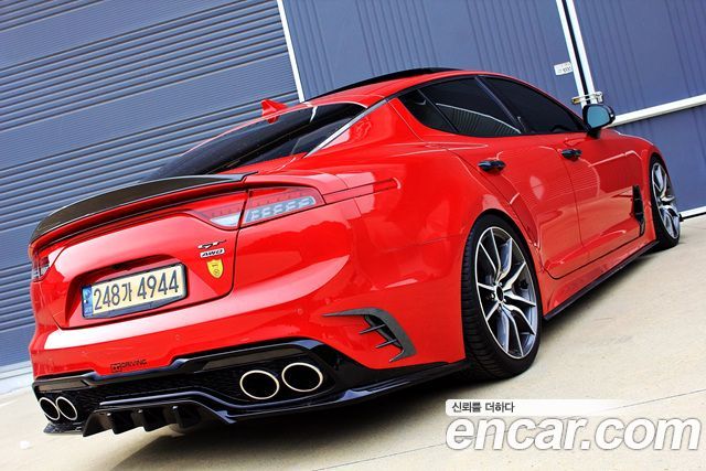 Kia Stinger из Кореи Encar
