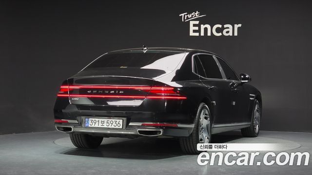 Genesis G90 Gasoline 3.5 Turbo e-S/C AWD LWB — пробег 109 367 км — фото 2 из 5