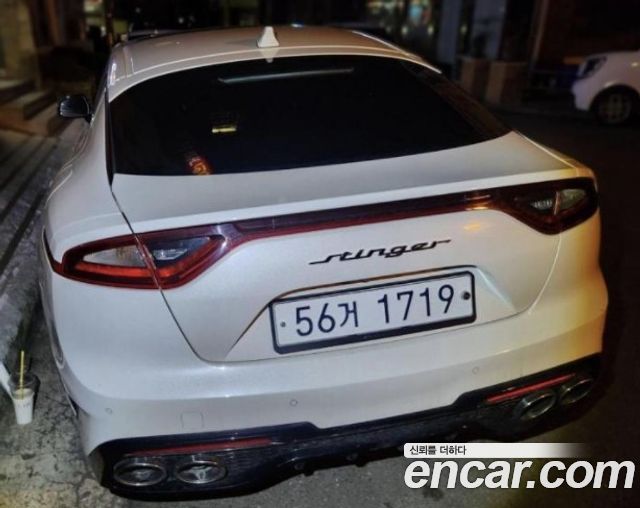 Kia Stinger из Кореи Encar